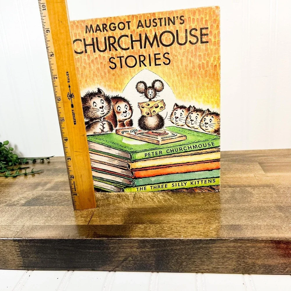 Vintage Churchmouse Stories by‎ Margot Austin: Children's Bookshelf Decor